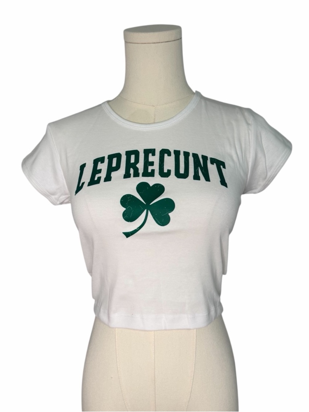 St Patty’s Leprecunt Baby Tee NWOT